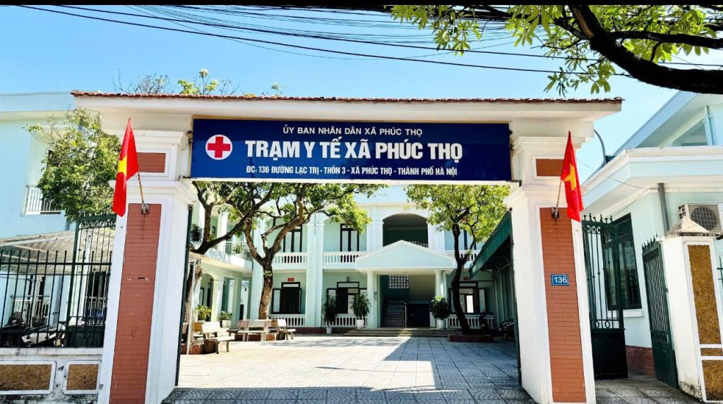 ( Hình ảnh Trụ sở Trạm Y tế xã Phúc Thọ)